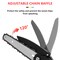 6" Handheld Cordless Chainsaw Electric Mini Chainsaw 2 Battery Chain Wood Cutter